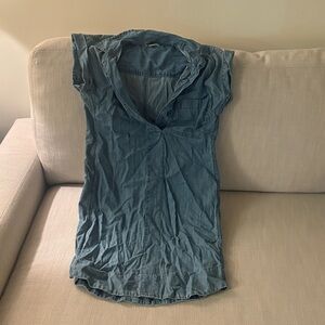 J. Crew  XXS Casual Blue Denim dress